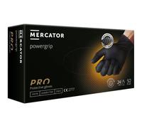 Gant Nitrile Noir Taille XL boite de 50 MERCATOR