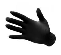 Gant Nitrile non poudré à usage unique - Portwest - A925 - Noir - Adulte - Mixte S