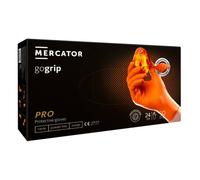 Gant nitrile orange XXL non poudré boite de 50 gants Mercator