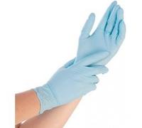 Gant nitrile SAFE FIT, L, sans poudre - Boîte de 200 gants - bleu