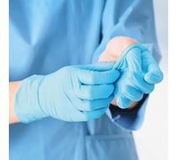 gant nitrile 'SAFE LIGHT', XL, bleu - Boîte de 100 gants