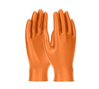 Gant nitrile usage prolongé finition en écailles Grippaz Skins orange PIP - 246OR T10