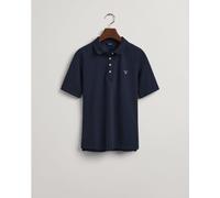 Gant Original Long Short-Sleeved Piqué Polo 433 SOIRÉE BLEUE 8 (XS) Female