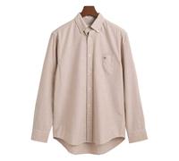 GANT Reg Oxford T-Shirt Chemise, Kaki Chaud, L Hommes