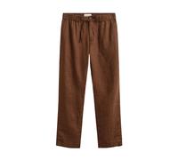 Gant - Pantalon Droit en Lin - Homme - Pantalons - Brun - Taille: L