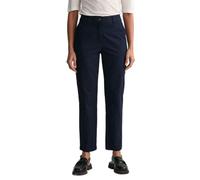GANT Pantalon Slim Chino Classique pour Femme Bleu Evening Standard, Bleu Nuit, 38 W