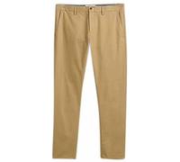GANT Slim Tech Prep Chinos Pantalon, Dark Khaki, 34W / 34L Homme