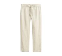 Gant - Pantaloni in lino a righe - Homme - Pantalons - Beige - Taille: M