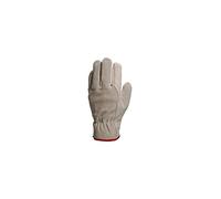Gant paume Fleur bovin dos croûte Coupe Américaine épaisseur 0.9-1.1mm coloris Gris Taille 10-Paire