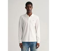 GANT Polo Rugger Reg Shield à manches longues en piqué Blanc L Homme