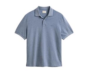Gant - Polo Bicolore - Homme - Tops - Bleu - Taille: 3XL