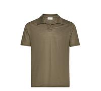 GANT Polo Homme En Lin Manches Courtes S Khaki Été
