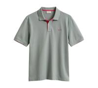 Gant - Polo Piqué à Contraste - Homme - Tops - Gris - Taille: XL