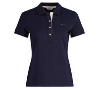 GANT Polo pour Femmes - Contraste Col Pique , Demi Manches, avec Boutons, Logo