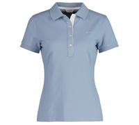 GANT Polo pour Femmes - Contraste Col Pique , Demi Manches, avec Boutons, Logo
