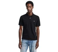 GANT Polo pour Homme Reg EMB Archive Shield, Noir, XL