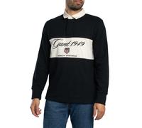 GANT Pour des hommes Polo de rugby épais à blocs, Bleu