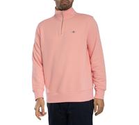 GANT Pour des hommes Sweat-shirt zippé 1/4 Regular Shield, Rose
