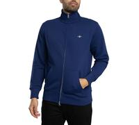 GANT Pour des hommes Veste de survêtement zippée intégrale Regular Shield, Bleu