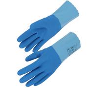 Gant protection chimique et chaleur latex avec support coton cousu - SINGER - LAT3130 T10
