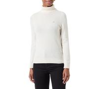 Gant Pull à col roulé en Laine d'agneau Extrafine pour Femme, crème, 3XL