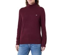 Gant Pull à col roulé en Laine d'agneau Extrafine pour Femme, Prune vin, S