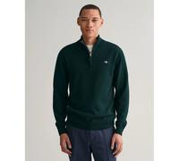 GANT Pull demi-zip en laine d'agneau Vert tartan L Homme