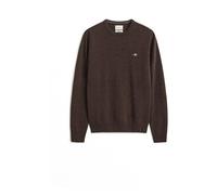Gant - Pull col rond - Homme - Pulls - Brun - Taille: 3XL