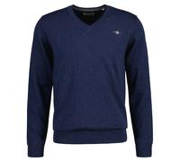 Gant Pull Homme - Classic Cotton V-Neck, Pull En Tricot, V-Cou, B...