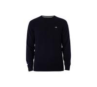 Gant Superfine Lambswool Sweater Bleu S Homme