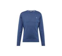 GANT Pull-over 'Classic' bleu chiné / gris clair / rouge cerise / blanc naturel, Taille M