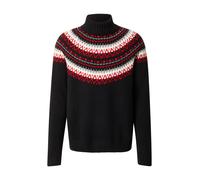 GANT Pull-over 'FAIR ISLE' gris / rouge / noir / blanc, Taille L