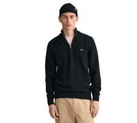 GANT Pull-over Homme Coton CLASSIC HALF-ZIP Col Montant Bleu