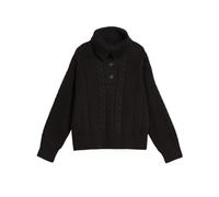 Gant - Pull Torsadé Confortable - Femme - Pulls - Noir - Taille: 34 FR