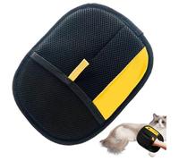 Gant ramasse-poils - LE BAZAR DE GAËLLE 34 - Maille respirante - Noir - Réutilisable - Pour chien et chat