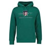 GANT Reg Archive Shield Sweat à Capuche Sweatshirt, Vert forêt, S Homme