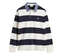 Gant Reg Chambray Stripe Heavy Rugger T-Shirt Homme (Lot de 1)