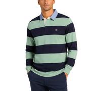 Gant Reg Chambray Stripe Heavy Rugger T-Shirt, Surplus Mint, XL Hommes