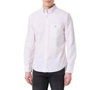 GANT Reg Classic Oxford Stripe Shirt Chemise, Blanc, L Hommes