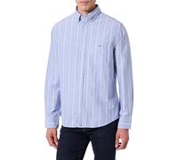GANT Reg Classic Oxford Stripe Shirt Chemise, Bleu, 3XL Hommes