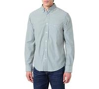 GANT Reg Classic Poplin Stripe Shirt Chemise, Vert, L Hommes