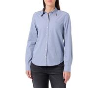 GANT Reg Classic Poplin Striped Shirt Chemise, Greyish Blue, 42 Femmes
