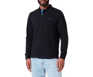 Gant Reg Contrast Pique Ls Rugger Rugger À Manches Longues en Piqué Contrasté Regular Homme (Lot de 1)