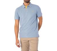 GANT REG Contrast Pique SS Rugger, Dove Blue, L Homme