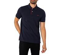 Gant Reg Contrast Rugger Short Sleeve Polo Bleu M Homme