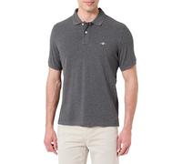 GANT REG EMB Archive Shield Polo, Mélange Anthracite., XXL