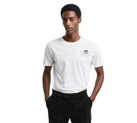 GANT REG EMB SS Shirt À Manches Courtes Archive Shield Regular, White, XL Homme