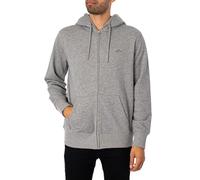 GANT REG Full Zip Hoodie Sweat À Capuche Zippé Shield Regular, Grey Melange, L Homme