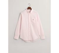 GANT REG Poplin Gingham Shirt Chemise Vichy en Popeline Regular, Light Pink, XL Homme