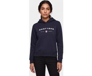 GANT Reg Graphic Hoodie Evening Blue Taille: S | Pulls Outlet | Femme | Bleu
